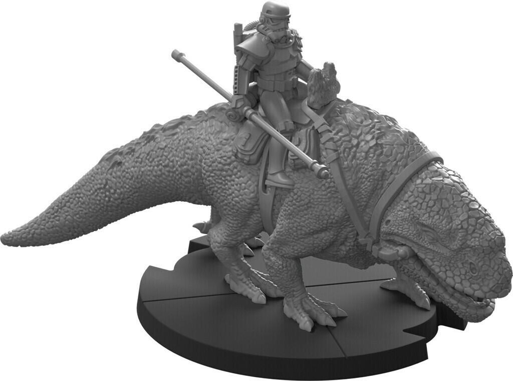 Star Wars: Légion - Soldat Monté sur Dewback Figurine