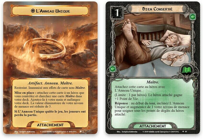 Le Seigneur des Anneaux: Le Jeu de Cartes - Sous les Monts de Cendre Cartes