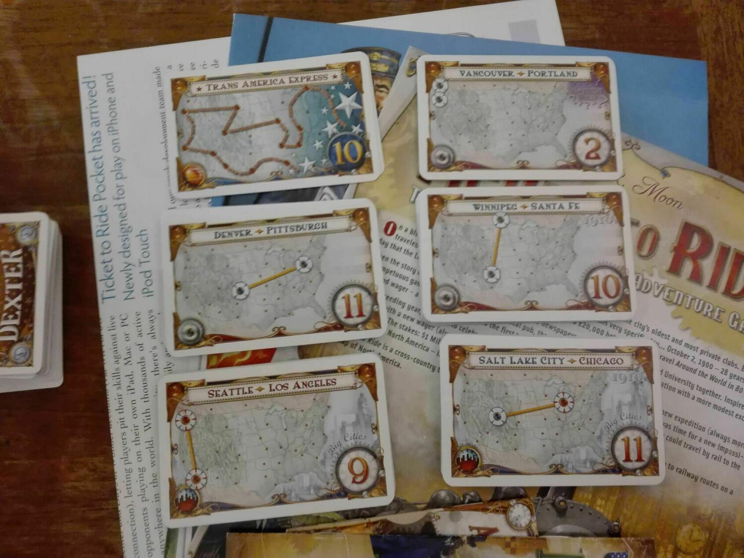 Les Aventuriers du Rail: USA 1910 Eclate