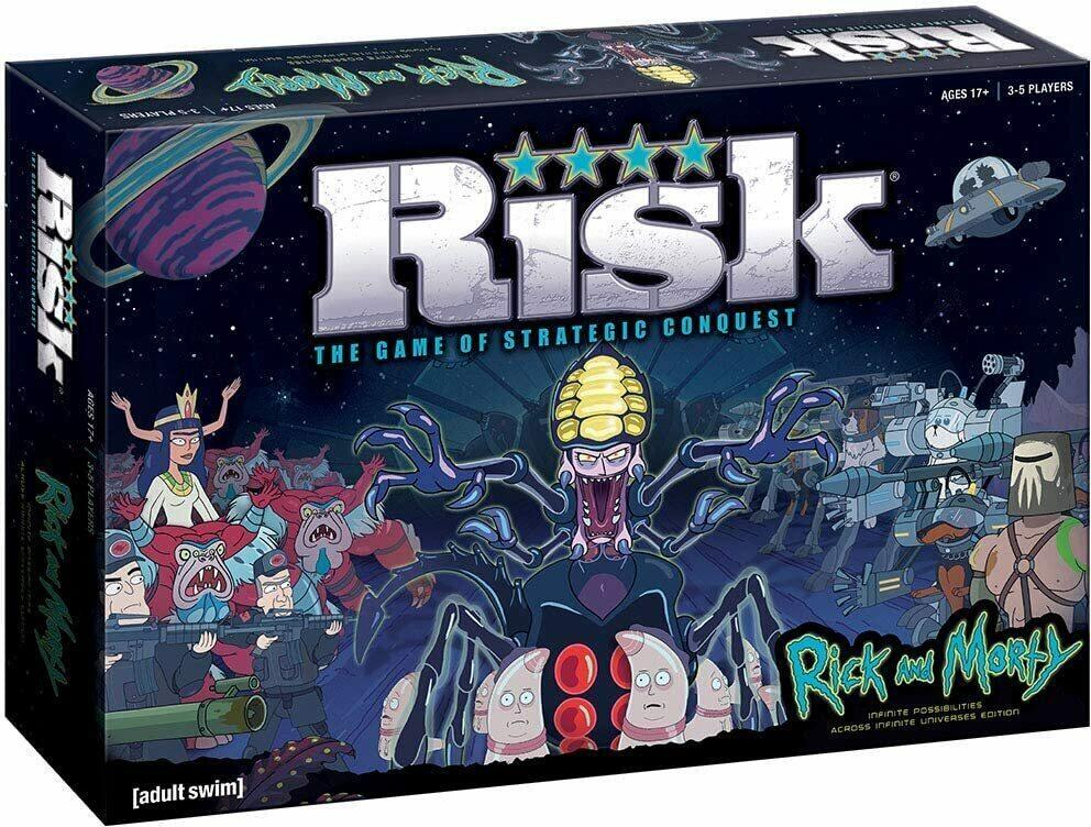 Risk: Rick and Morty Cover 3d