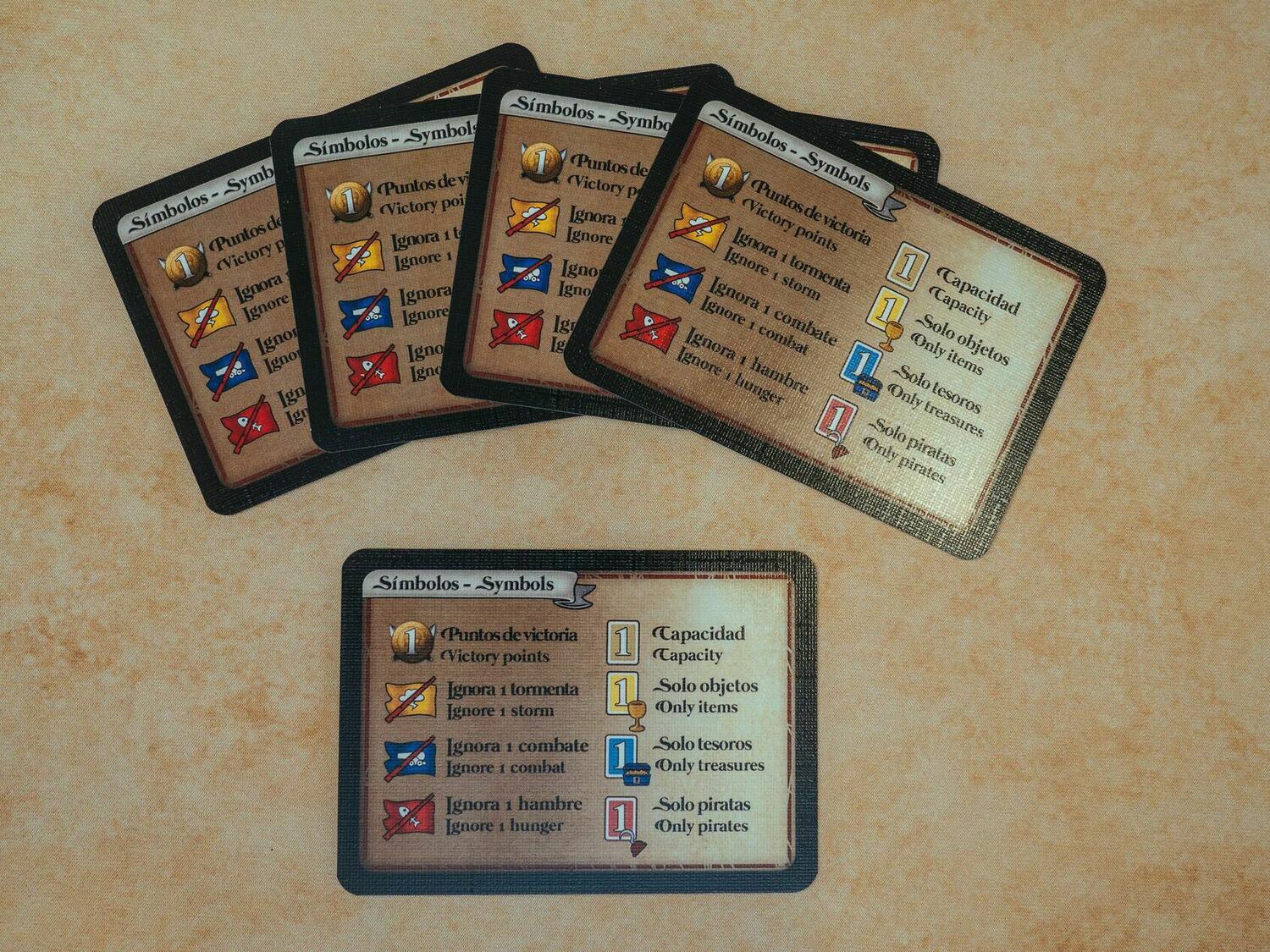 El Tesoro de Isla Tortuga Cartes