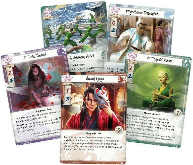 La Légende des Cinq Anneaux: Le Jeu de Cartes - Une Offrande Pourpre Cartes