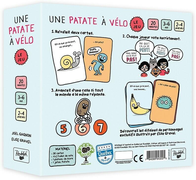 Une Patate à Vélo: Le Jeu Back 3d