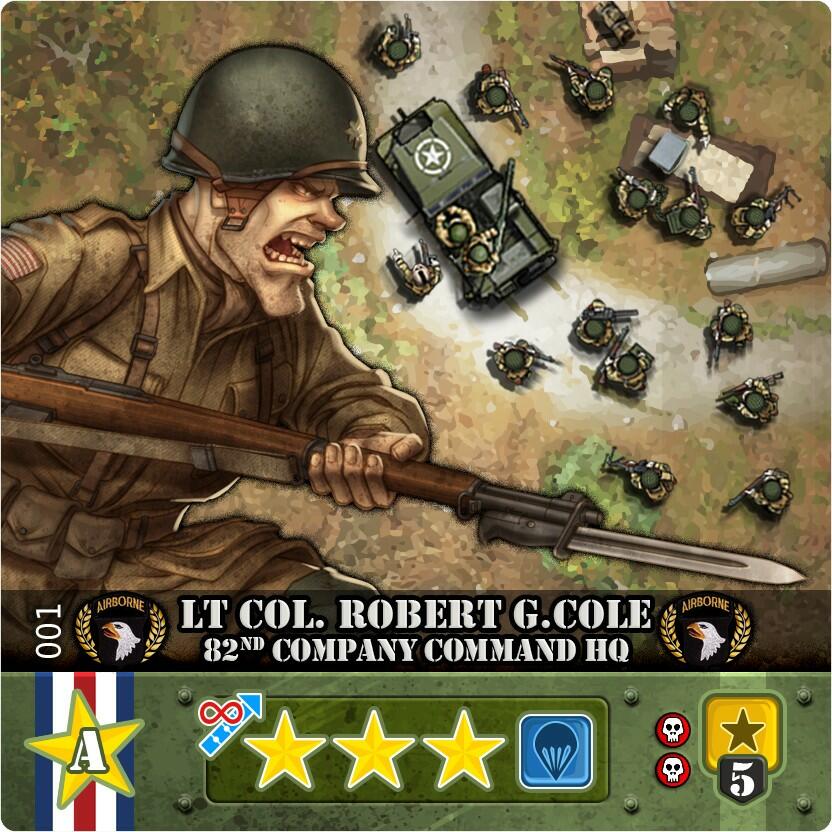 Heroes of Normandie: The Tactical Card Game Carte