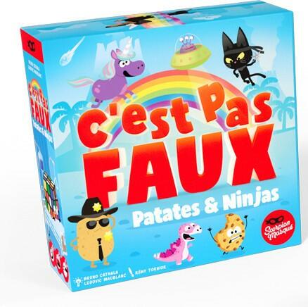 C'est pas Faux: Patates & Ninjas Cover 3d