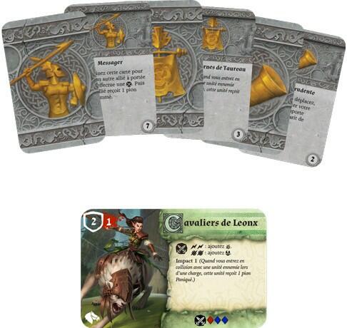 Runewars: Le Jeu de Figurines - Cavaliers de Leonx Cartes
