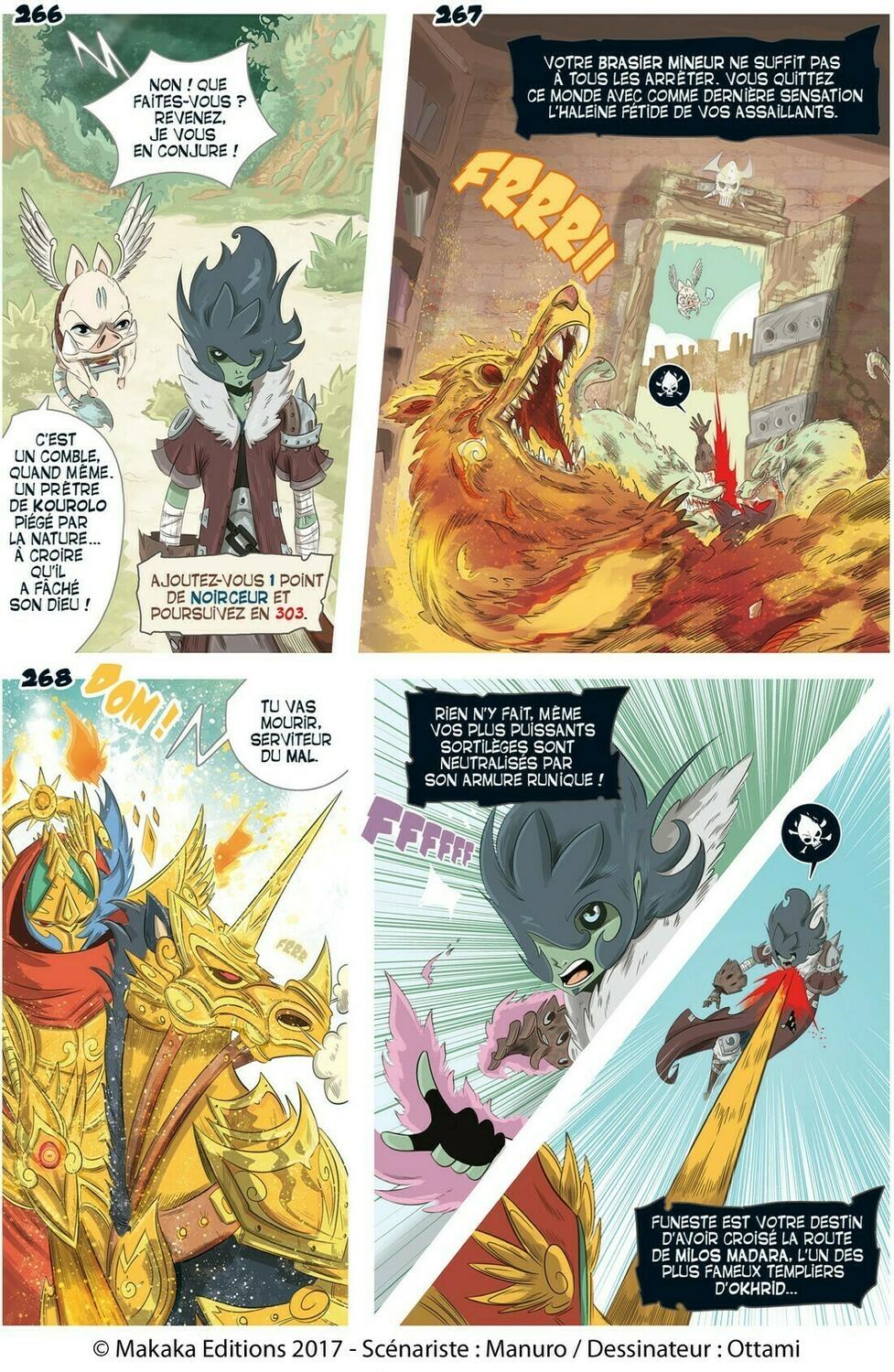 Magicae Tenebrae: La BD Dont Vous Êtes le Héros Page