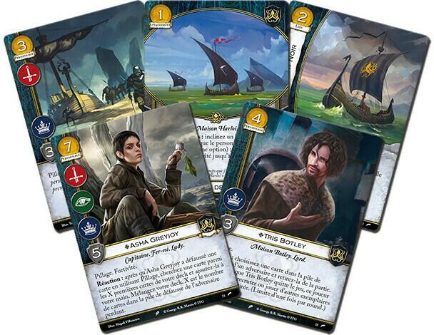 Le Trône de Fer: Le Jeu de Cartes - Maison Greyjoy Cartes