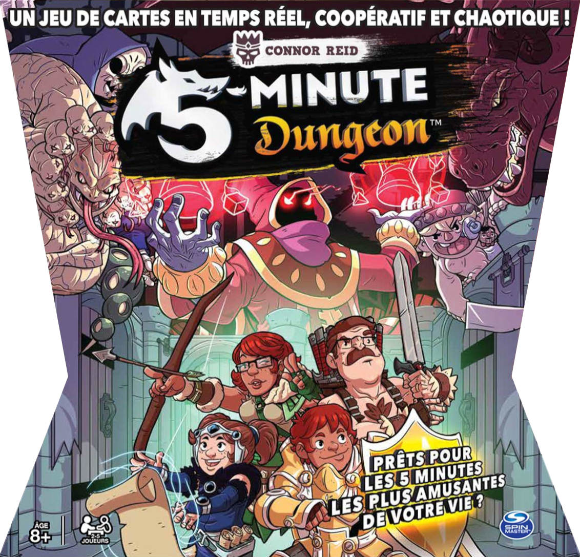 5-Minute Dungeon Cover Transparent
