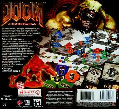 Doom: Le Jeu de Plateau 2004 Back