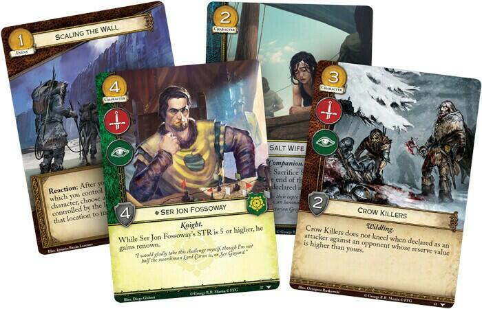 Le Trône de Fer: Le Jeu de Cartes - Les Veilleurs au Rempart Cartes