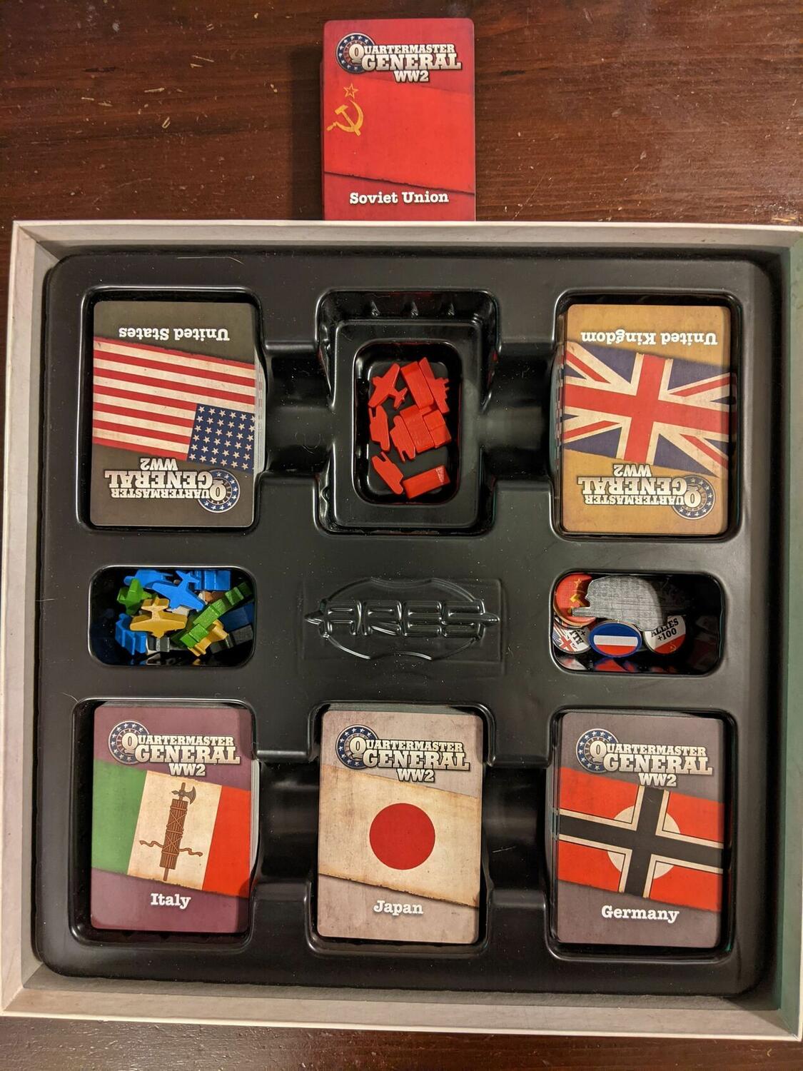 Quartermaster General: 2ème GM - La Guerre Totale Contenu