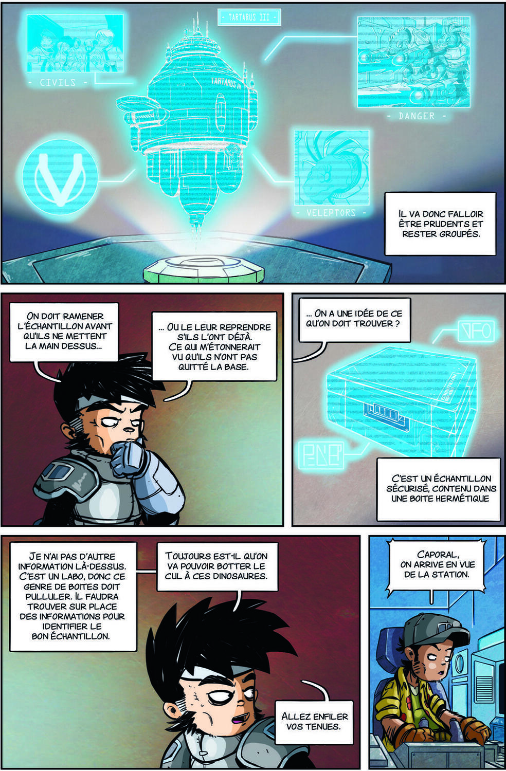 Space Unit: La BD Dont Vous Êtes le Héros Page