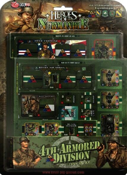 Heroes of Normandie: US 4th Armored Division Cover