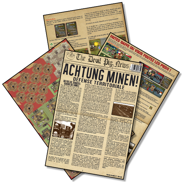 Heroes of Normandie: Gazette #1 Cover Transparent