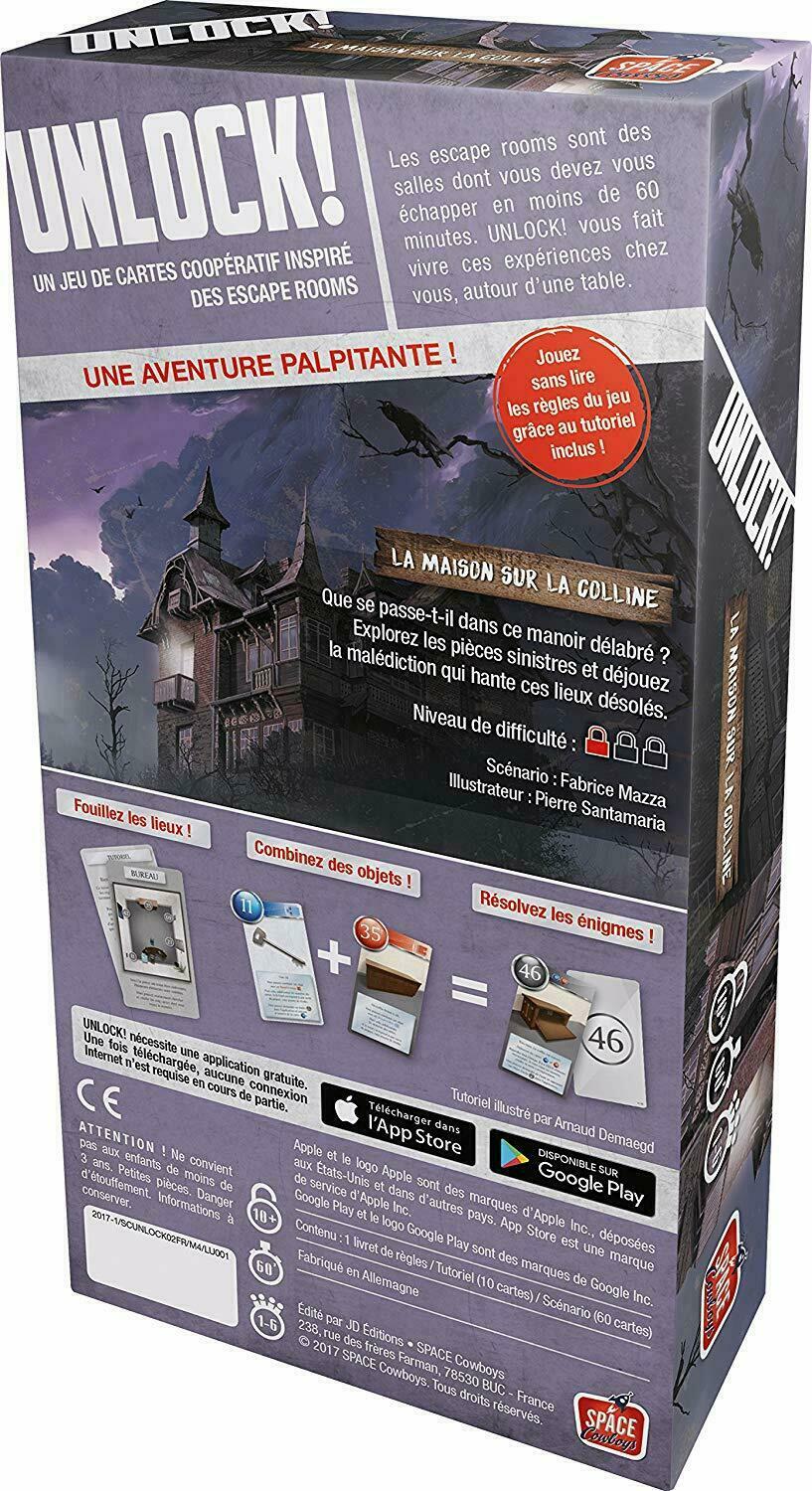 Unlock ! La Maison sur la Colline Back 3d
