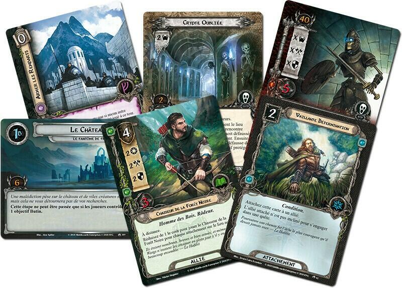 Le Seigneur des Anneaux: Le Jeu de Cartes - Le Fantôme de Framsbourg Cartes