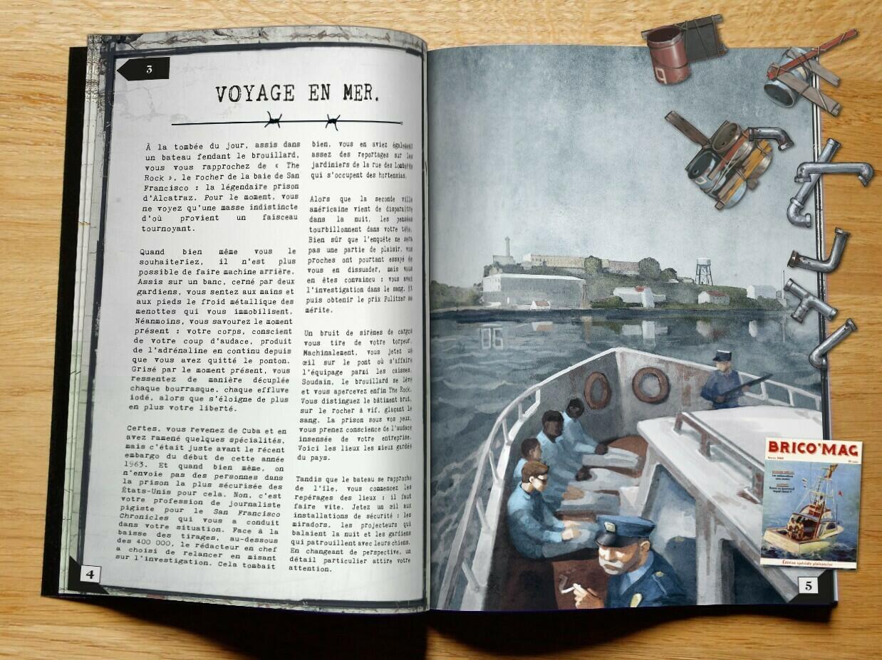 Escape Quest: Infiltration à Alcatraz Pages