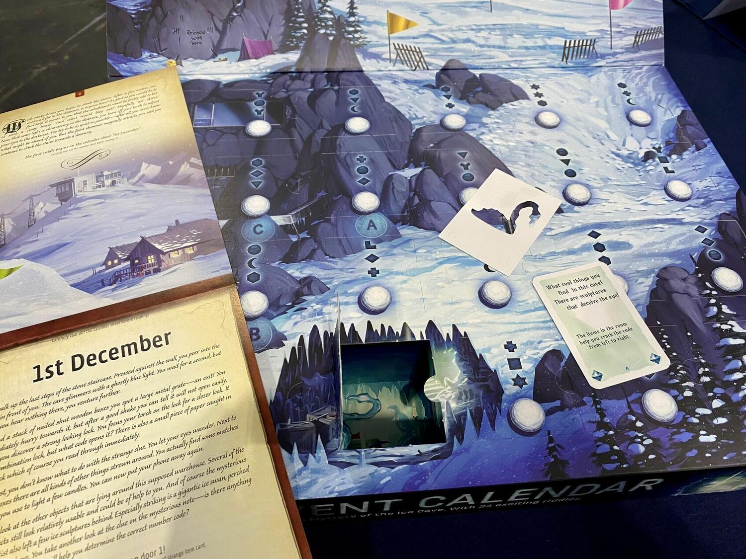 EXIT: Le Jeu - Calendrier de l'Avant - La Mystérieuse Grotte de Glace Eclate