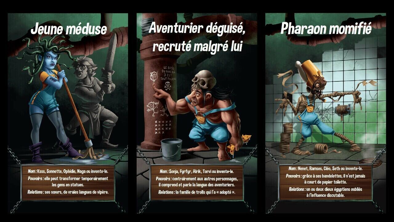 Donjons & Siphons Cartes