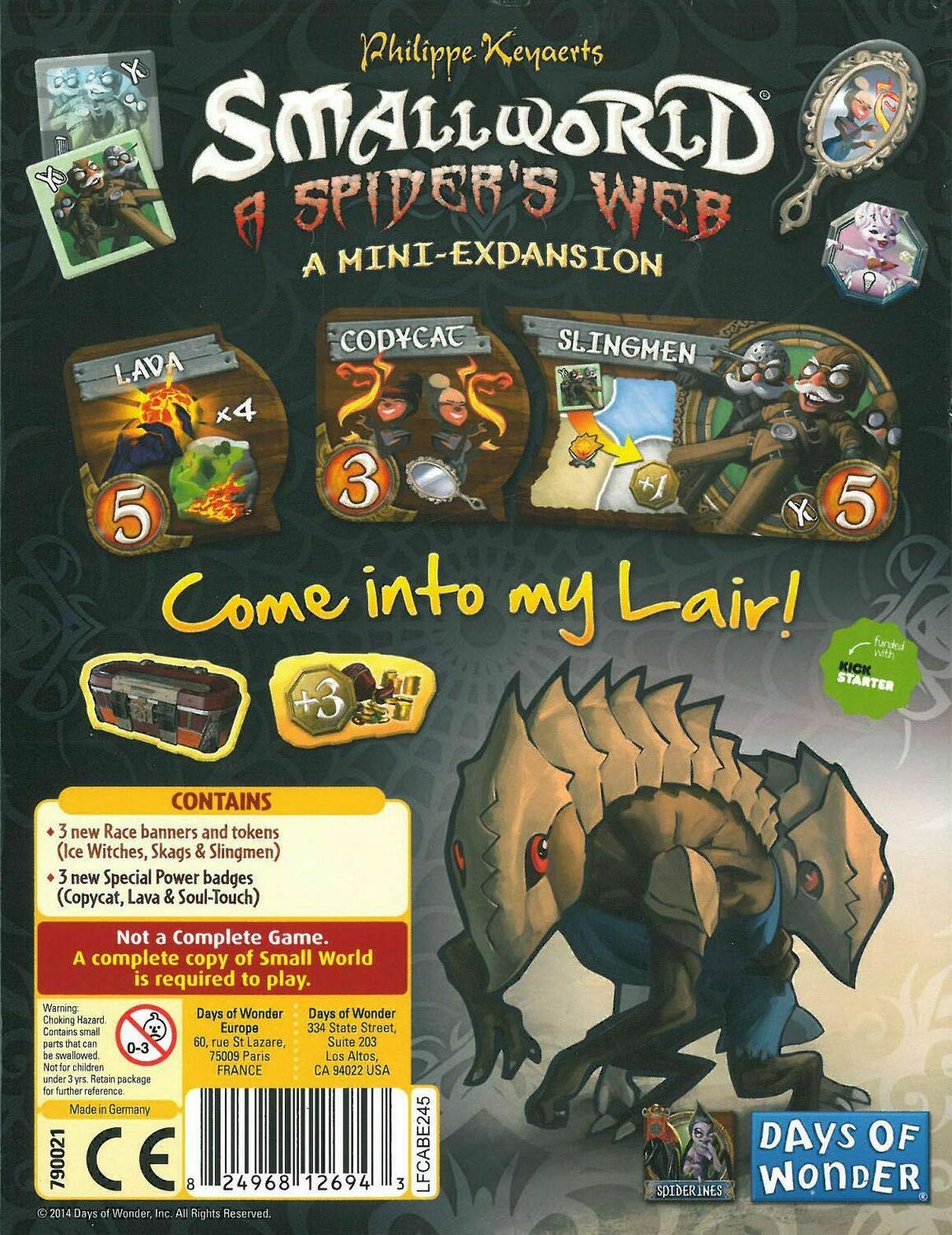 Small World: A Spider's Web Back