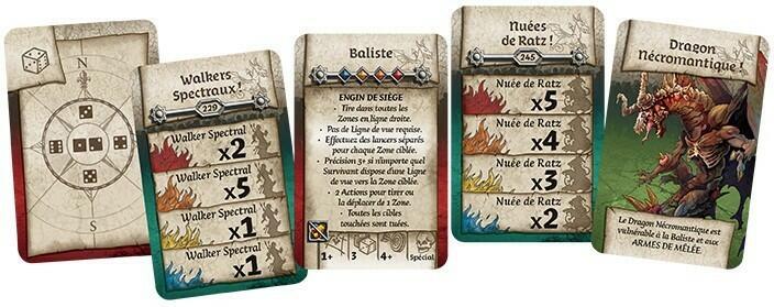 Zombicide: No Rest For The Wicked Cartes