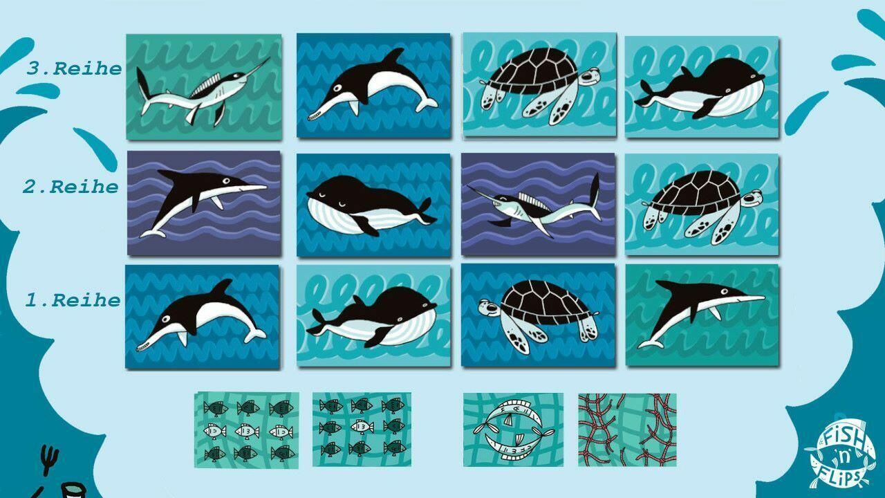 Fish 'n' Flips Cartes