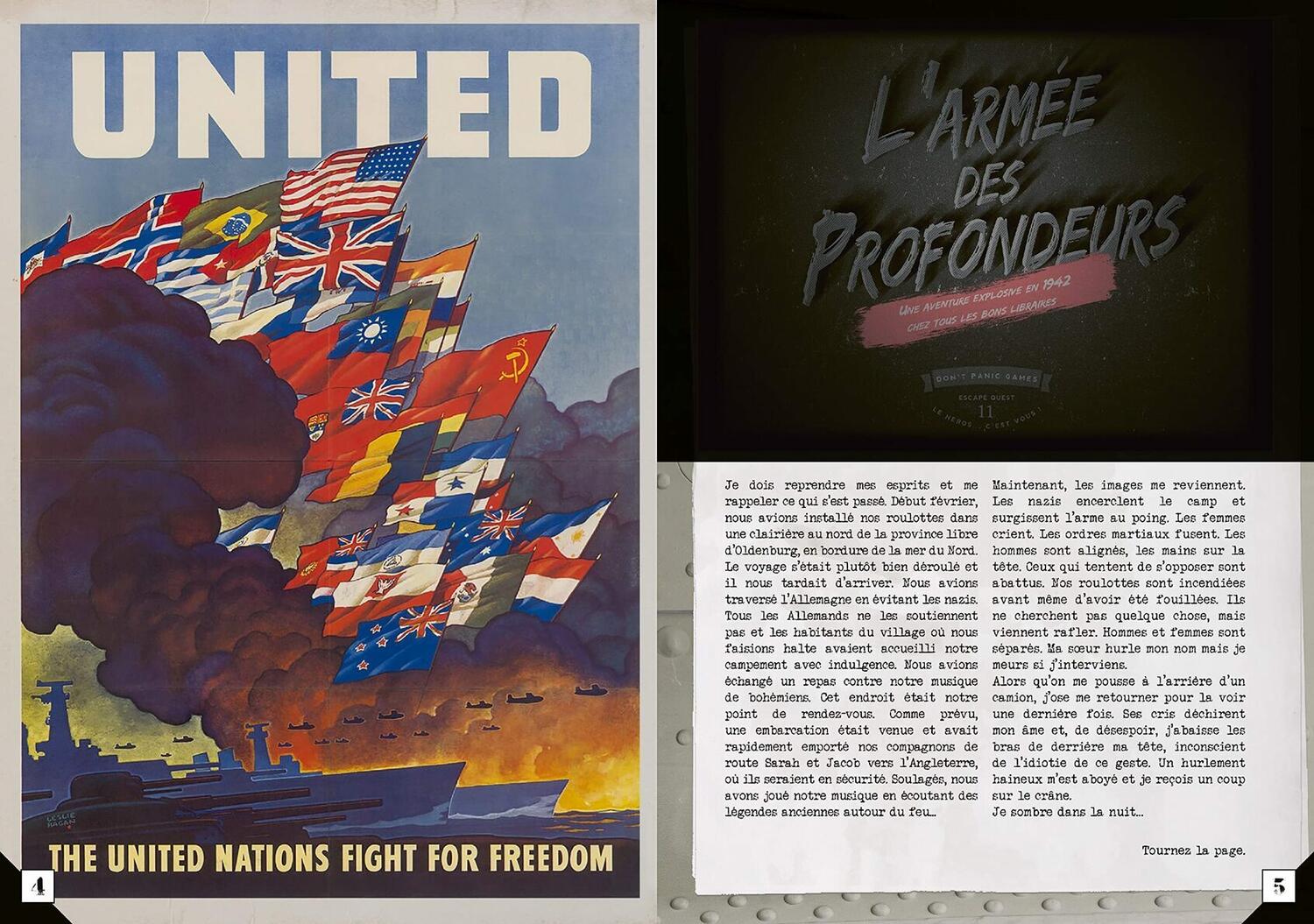 Escape Quest: Achtung ! Cthulhu - L'Armée des Profondeurs Pages