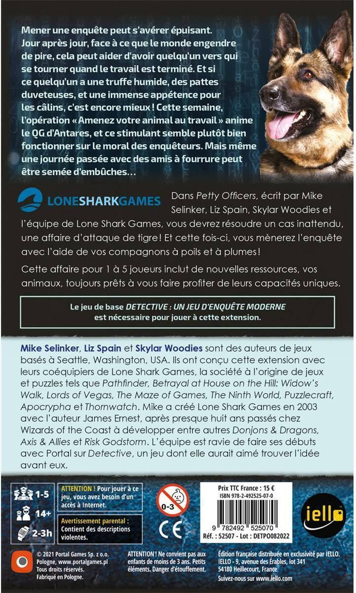 Détective: Un Jeu d'Enquête Moderne - Petty Officers Back