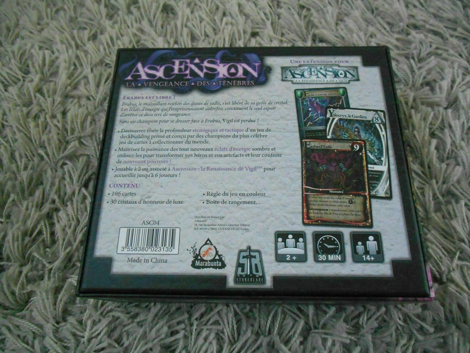 Ascension: La Vengeance des Ténèbres Back 3d