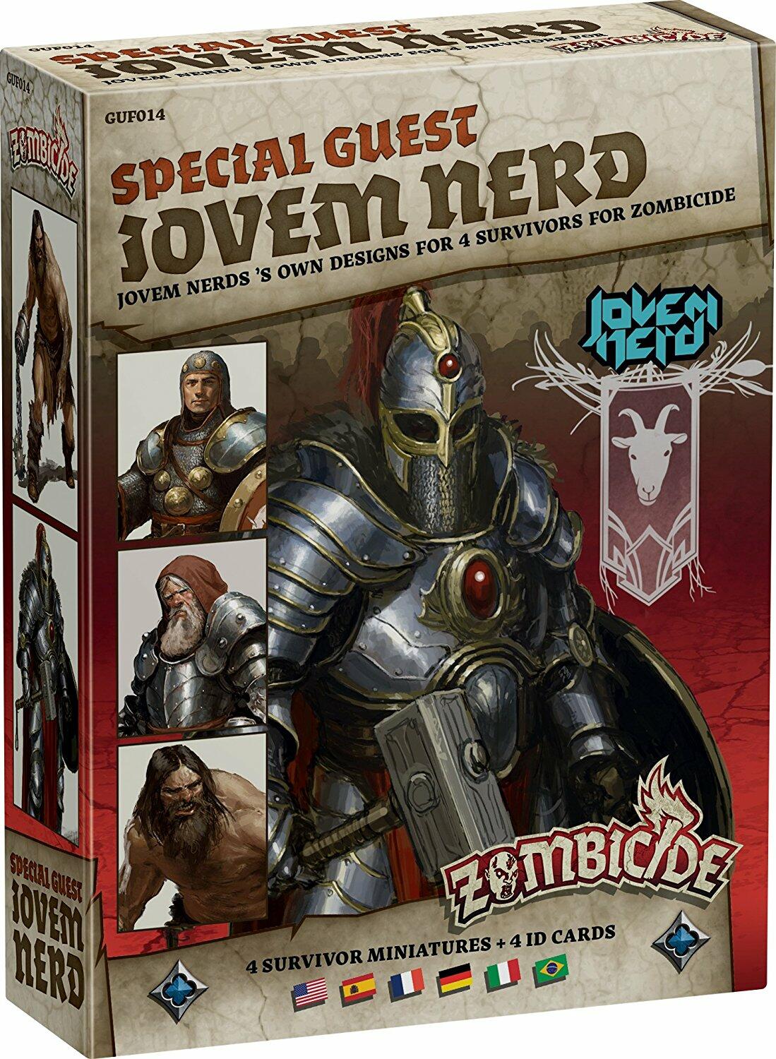 Zombicide: Black Plague - Special Guest - Jovem Nerd Cover 3d