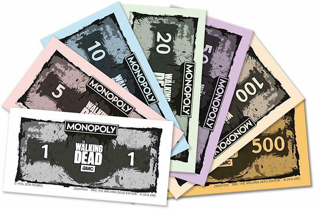 Monopoly: AMC - The Walking Dead Billets