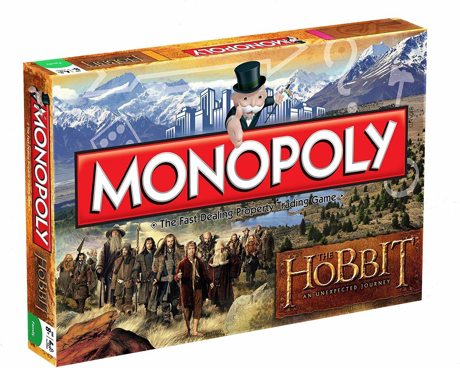 Monopoly: The Hobbit - An Unexpected Journey Cover 3d