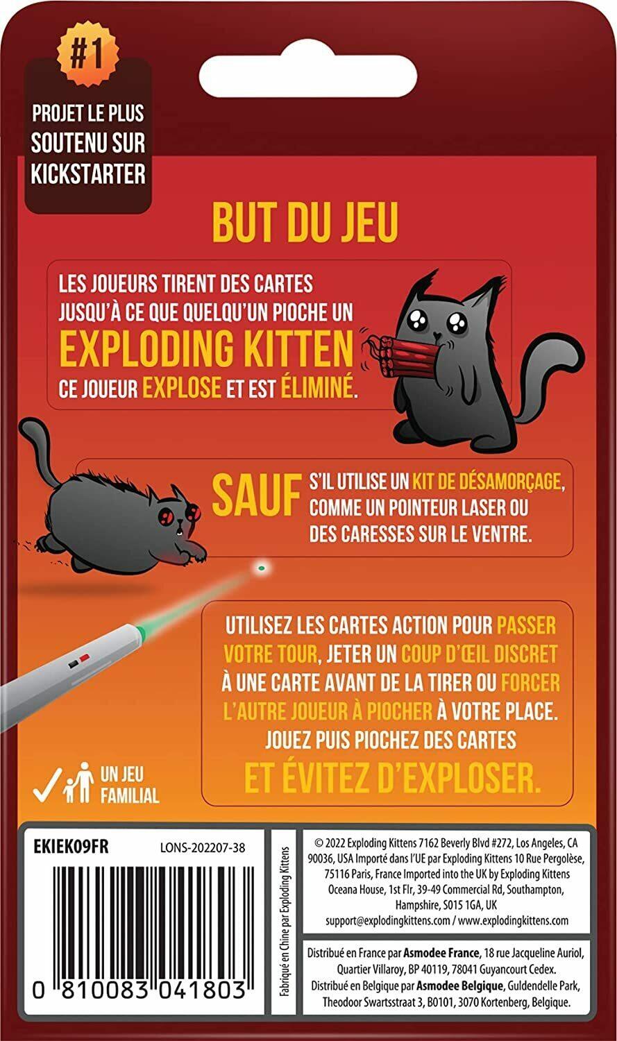 Exploding Kittens: Édition 2 Joueurs Back