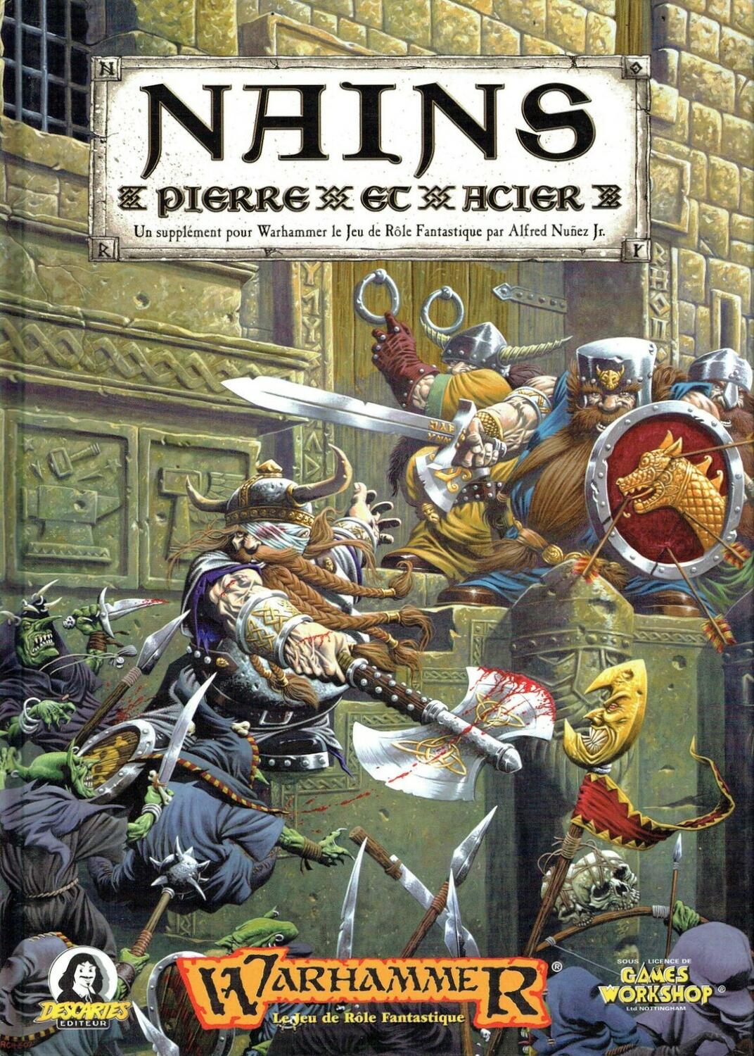 Warhammer: Le Jeu de Rôle Fantastique - Nains - Pierre et Acier Cover
