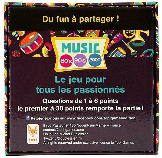 Family Quizz: Music 80's/90's/2000 Back