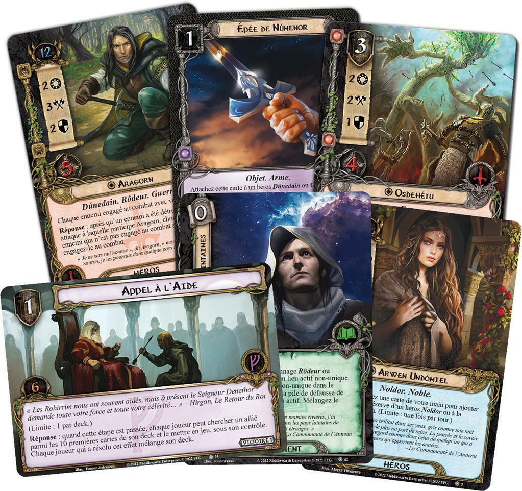 Le Seigneur des Anneaux: Le Jeu de Cartes - Le Réveil d'Angmar Cartes