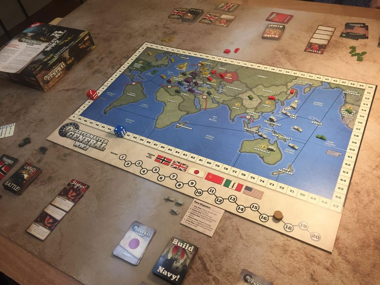Quartermaster General: 2ème GM - La Guerre Totale Eclate