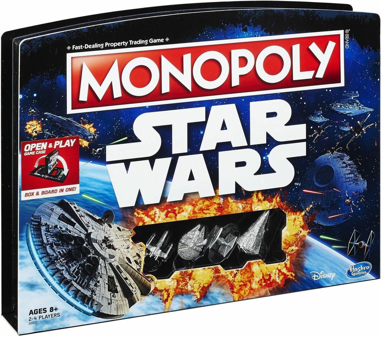 Monopoly: Star Wars - Open & Play Game Case Cover 3d