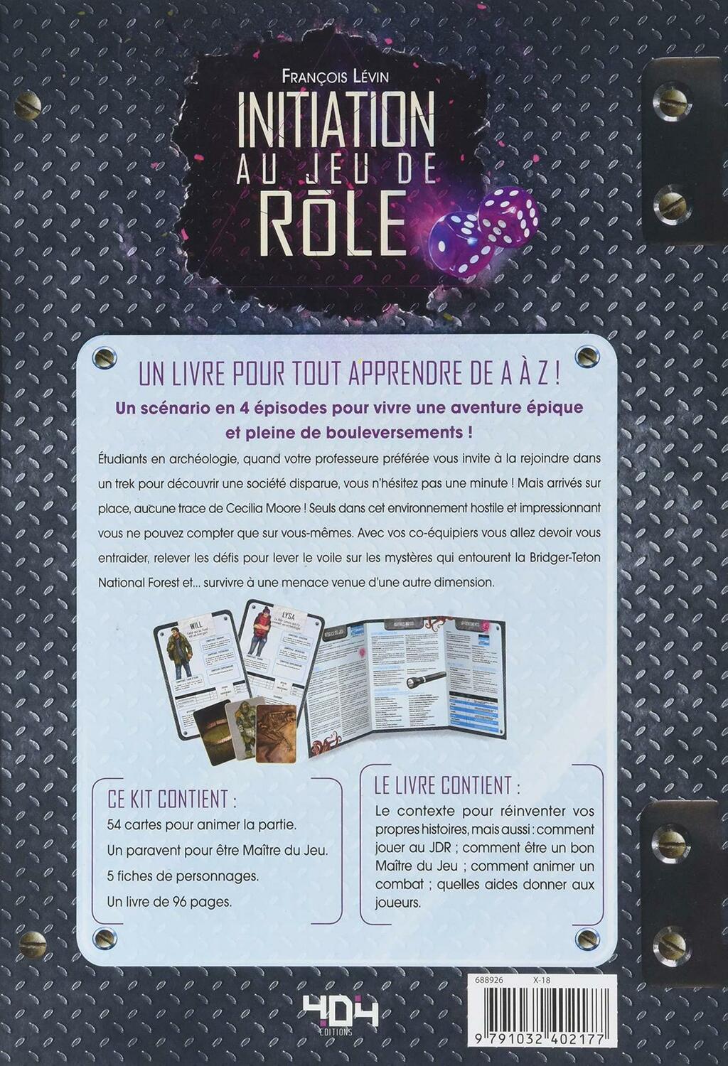 Initiation au Jeu de Rôle: Fantastique Contemporain Back