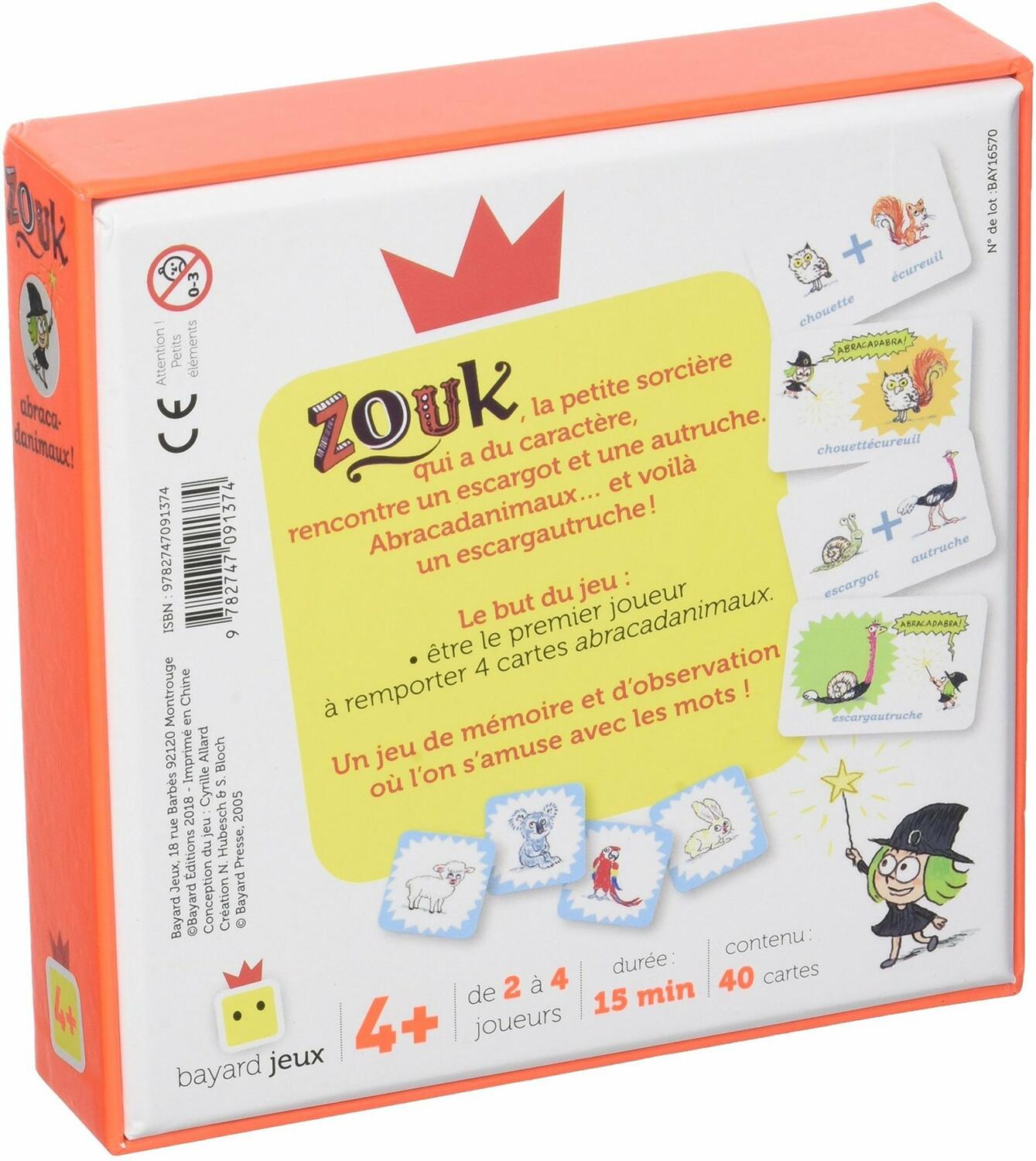 Zouk: Abracadanimaux Back 3d