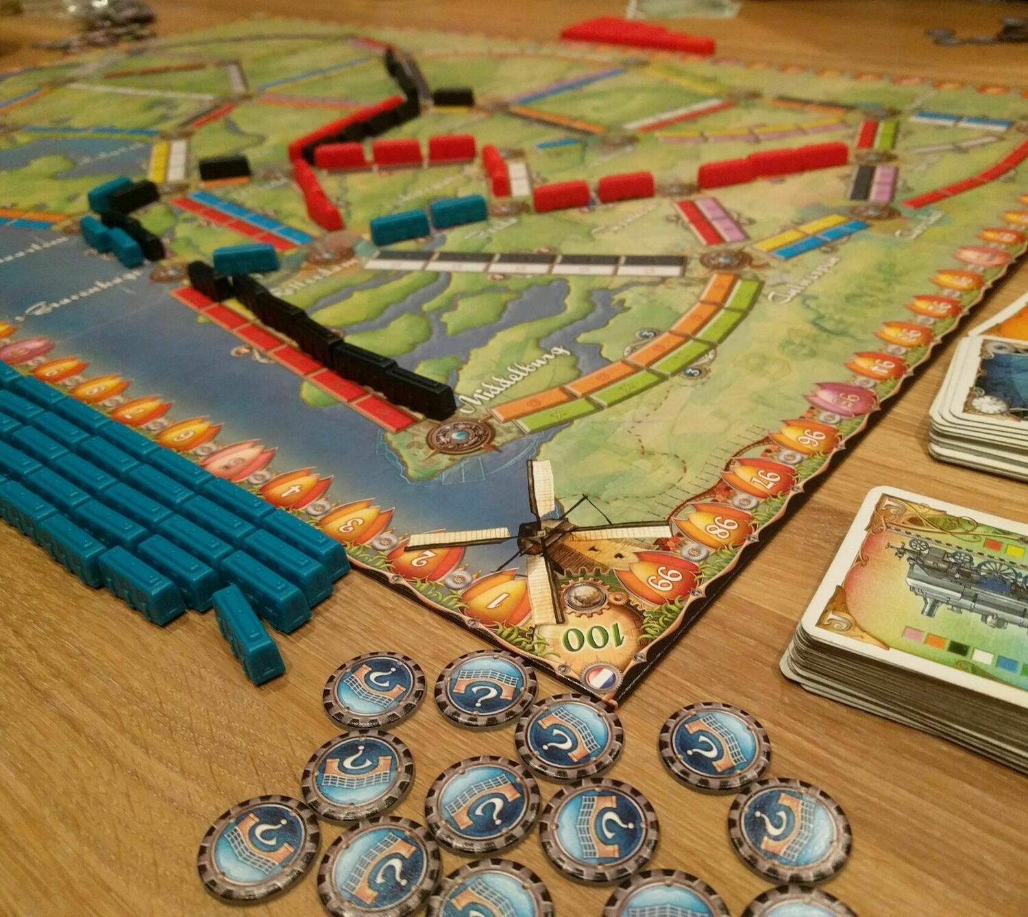 Les Aventuriers du Rail: Map Collection 4 - Nederland Zoom