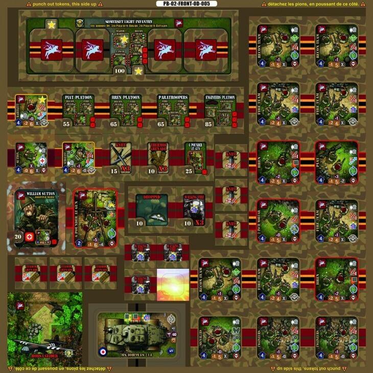 Heroes of Normandie: Pegasus Bridge Tuiles