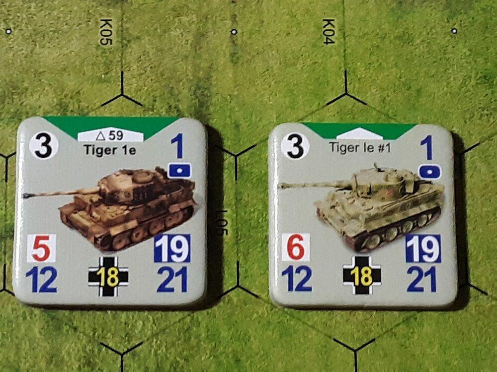 Conflict of Heroes: Orages d'Acier Tuiles