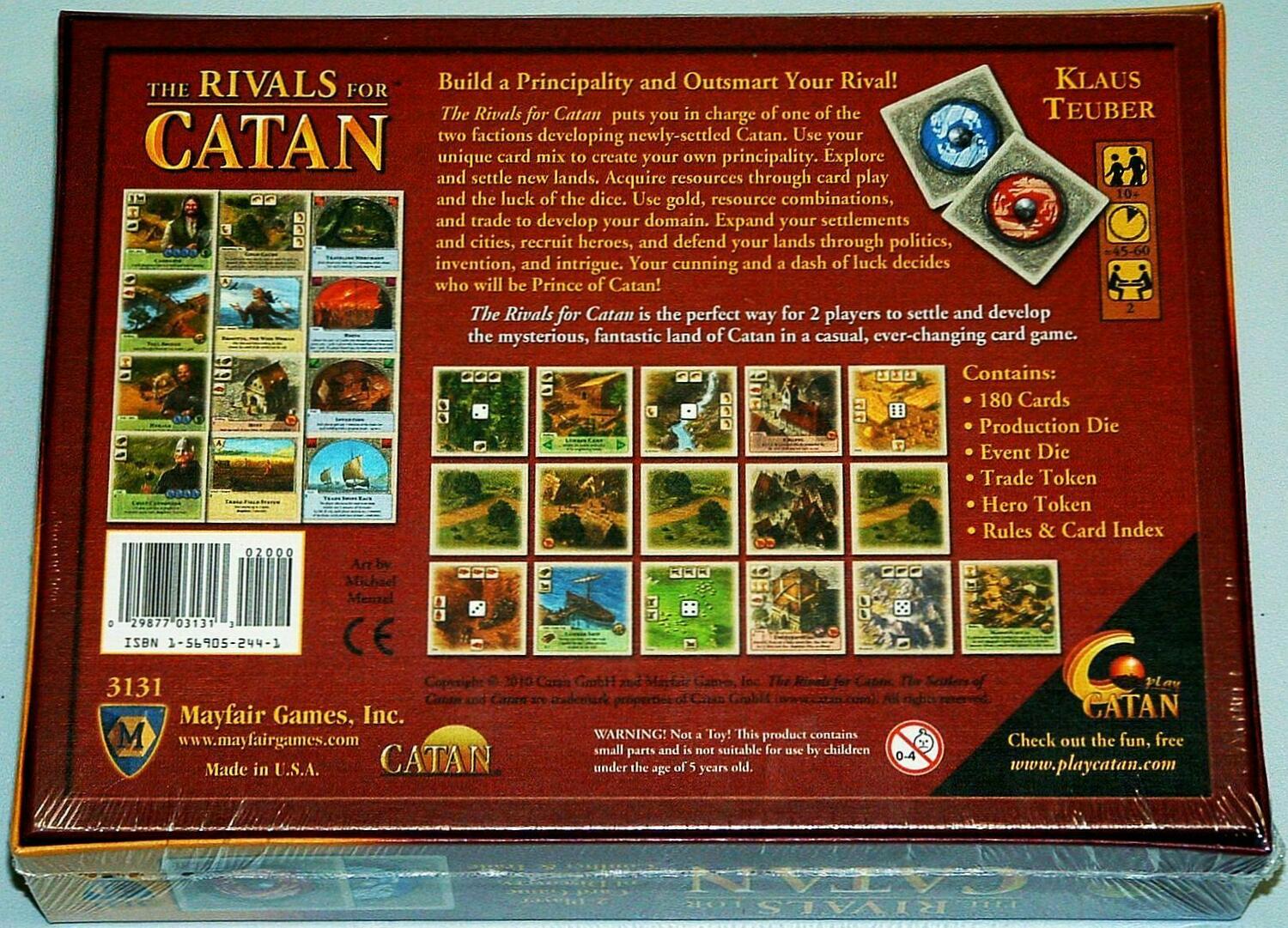 The Rivals for Catan Back