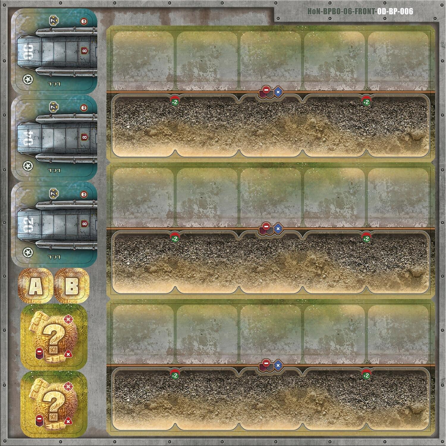 Heroes of Normandie: Big Red One Edition - Bloody Omaha Tuiles