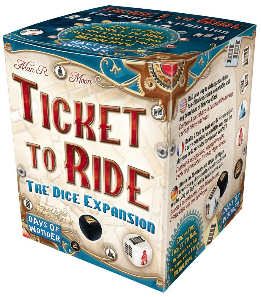 Les Aventuriers du Rail: The Dice Expansion Cover 3d