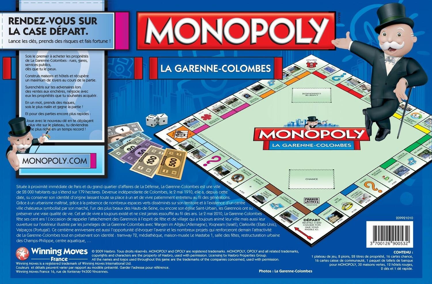 Monopoly: La Garenne-Colombes Back