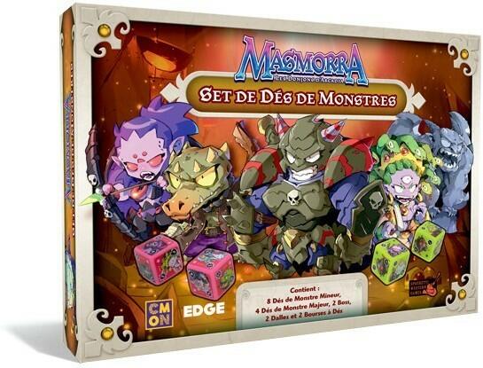 Masmorra: Les Donjons d'Arcadia - Set de Dés de Monstres Cover 3d
