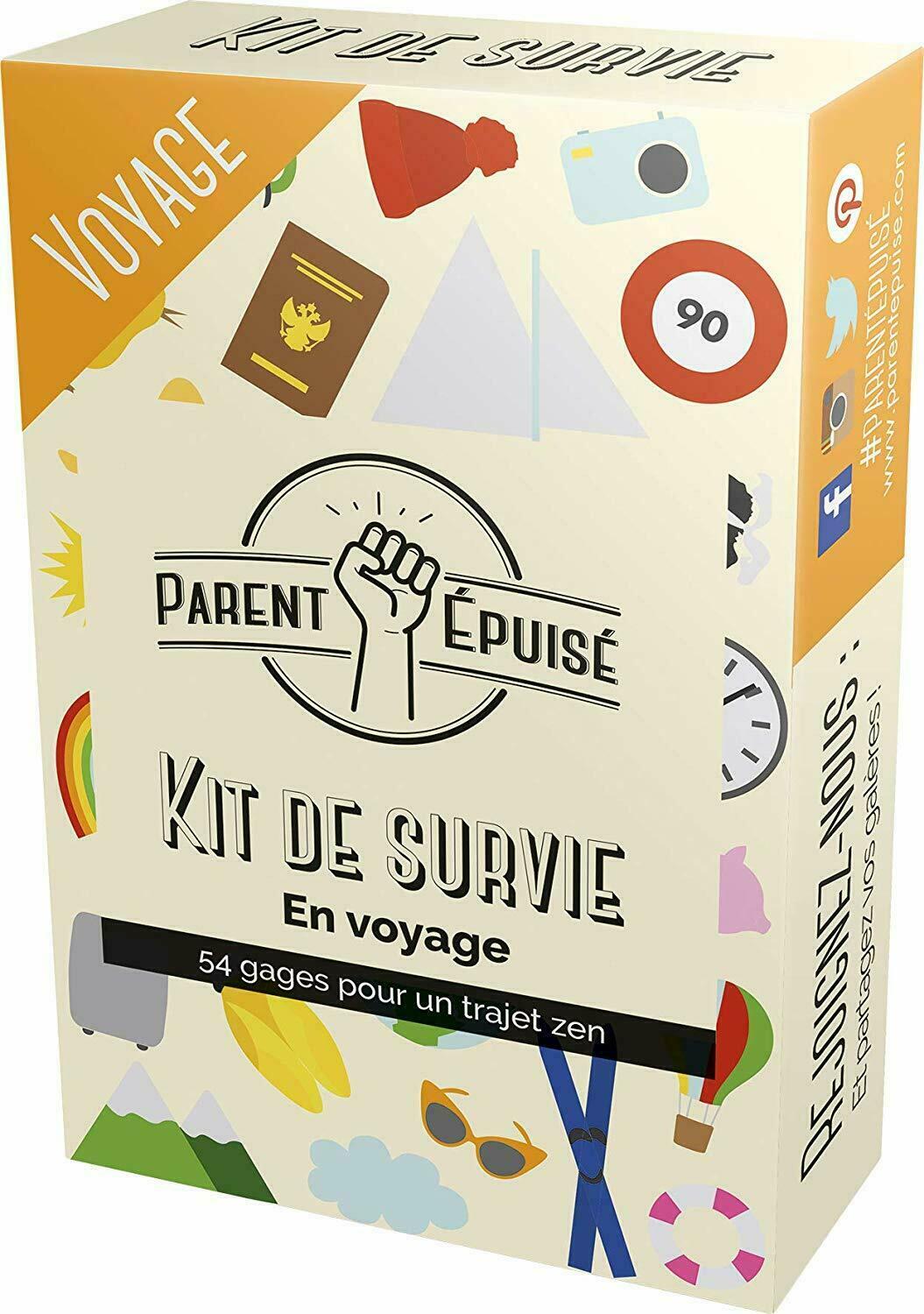Parent Épuisé: Kit de Survie - En Voyage Cover 3d
